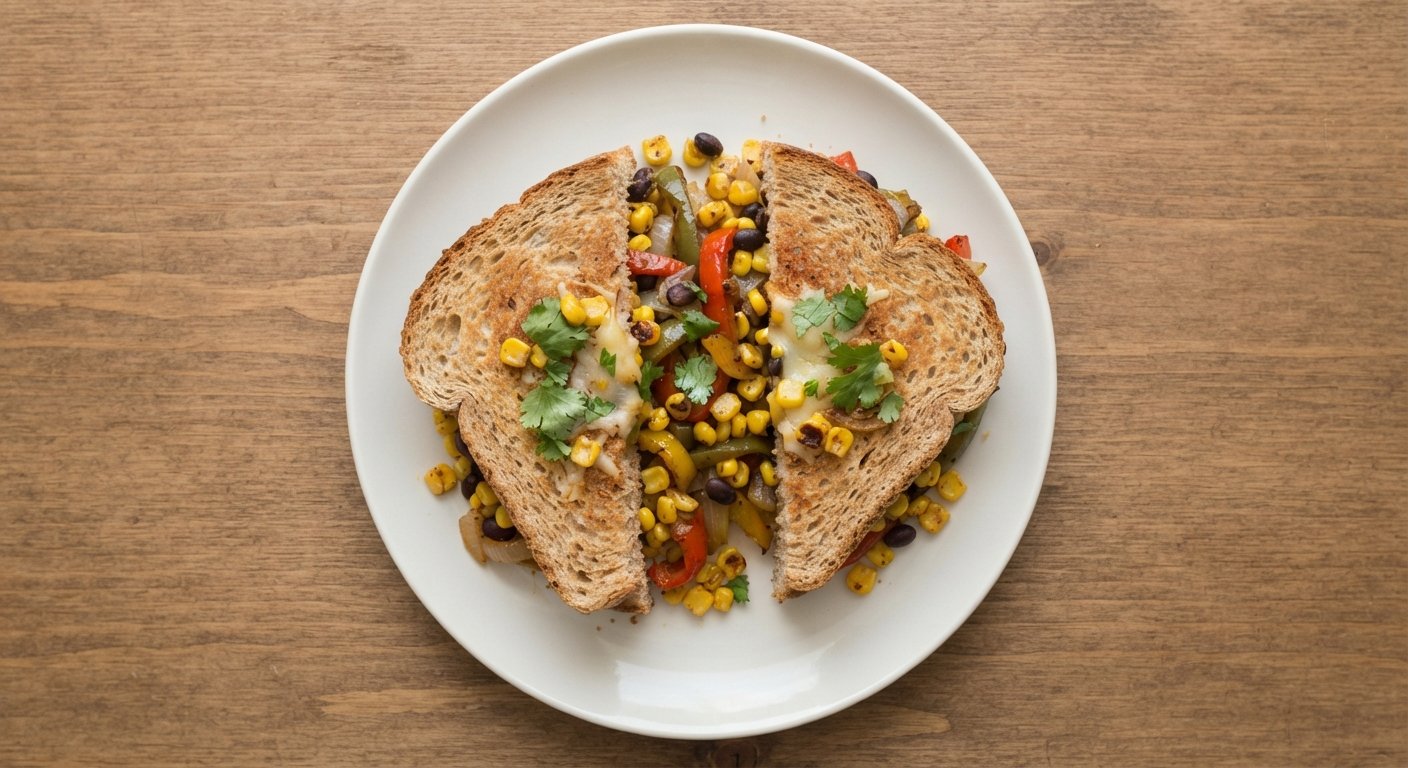 Fajita (Corn) Veggie Sandwich